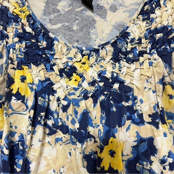 Style&Co Shirt Floral short sleeve top size Small - Picture 3 of 6